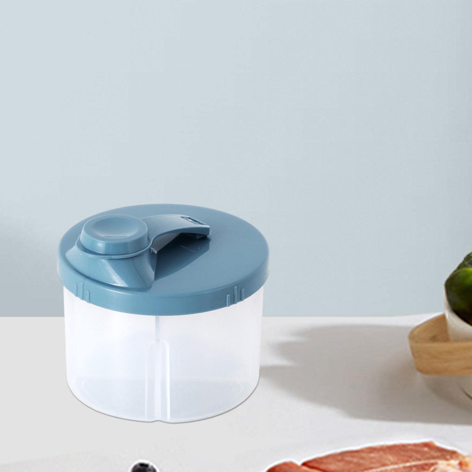 Distributeur De Lait En Poudre Portable Lot De 2 - Boîtes Doseuses à 4 Couches Pour Bébé, Idéal Pour Préparations, Collations, Céréales Et Fruits