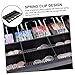 KALLORY Portable Cash Drawer Tray Compartments Organized Money Storage Box for Shops Design Clips for Secure Cash Handling Replacement