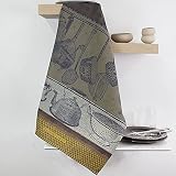 Garnier-Thiebaut Home Sweet Home Safran French Jacquard Kitchen Towel 22"x30", Cotton