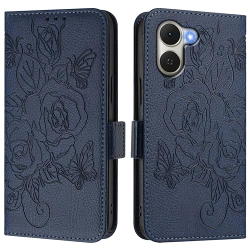 Cover �Ή��@�� for Tecno Spark Go 3,�Ή��@�� for Tecno Spark Go 3 �t���b�v�X�^���h�t�����z�^�X�}�z�J�o�[ Blue