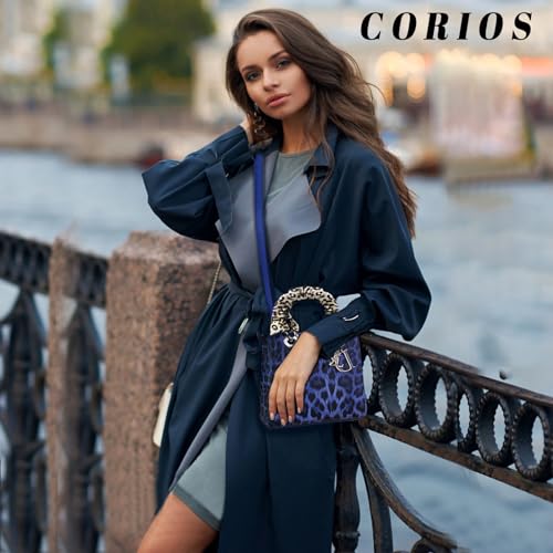 Image of Leopard Print Handbag - Women's PU Leather Crossbody Bag, Waterproof, Fashion Messenger & Satchel Bag