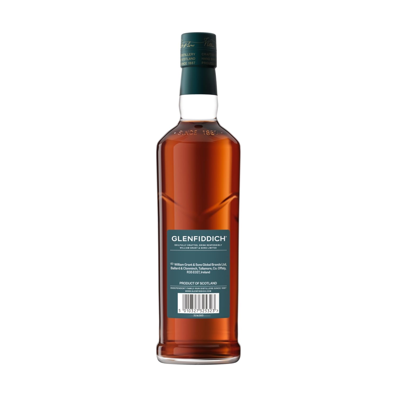 Glenfiddich 18 Jahre Single Malt Scotch Whisky mit Geschenkverpackung, 70cl - in Ex-Bourbon- & Oloroso Sherry-Fässern gereift für hochwertigen Genuss - Das Flaschendesign kann variieren