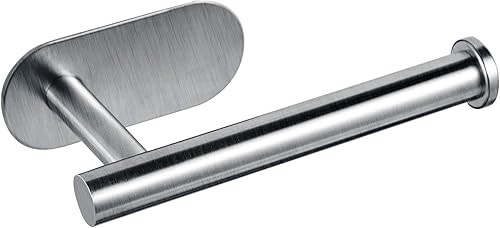 YUET Portarrollos de papel higiénico autoadhesivos para papel higiénico 3M, soporte para baño, cocina, baño, acero inoxidable grueso SUS-304, sin