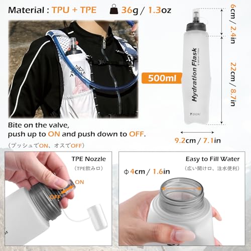 Image of TRIWONDER Hydration Vest Running Backpack for Men & Women, Water Pack for Hiking, Camping, Climbing & Cycling, Lightweight Daypack