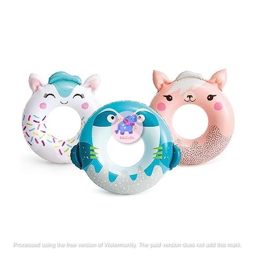 KidsZeeNie® Cute Animal Themed Inflatable Swimming Ring for Kids Summer Fun|Anti Flip Swimming Ring Tube for Kids 6 to 10 Boys,Girls| Circle Float Swim Tube for Pool Party, Lake, Beach (B0CX988NM4) Amazon Price History, Amazon Price Tracker