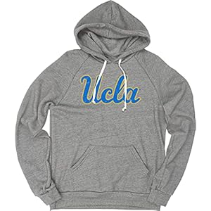 Blue 84 Men’s UCLA Bruins Tri-Blend Hoodie Vintage Icon Heather Grey, Grey, XX-Large