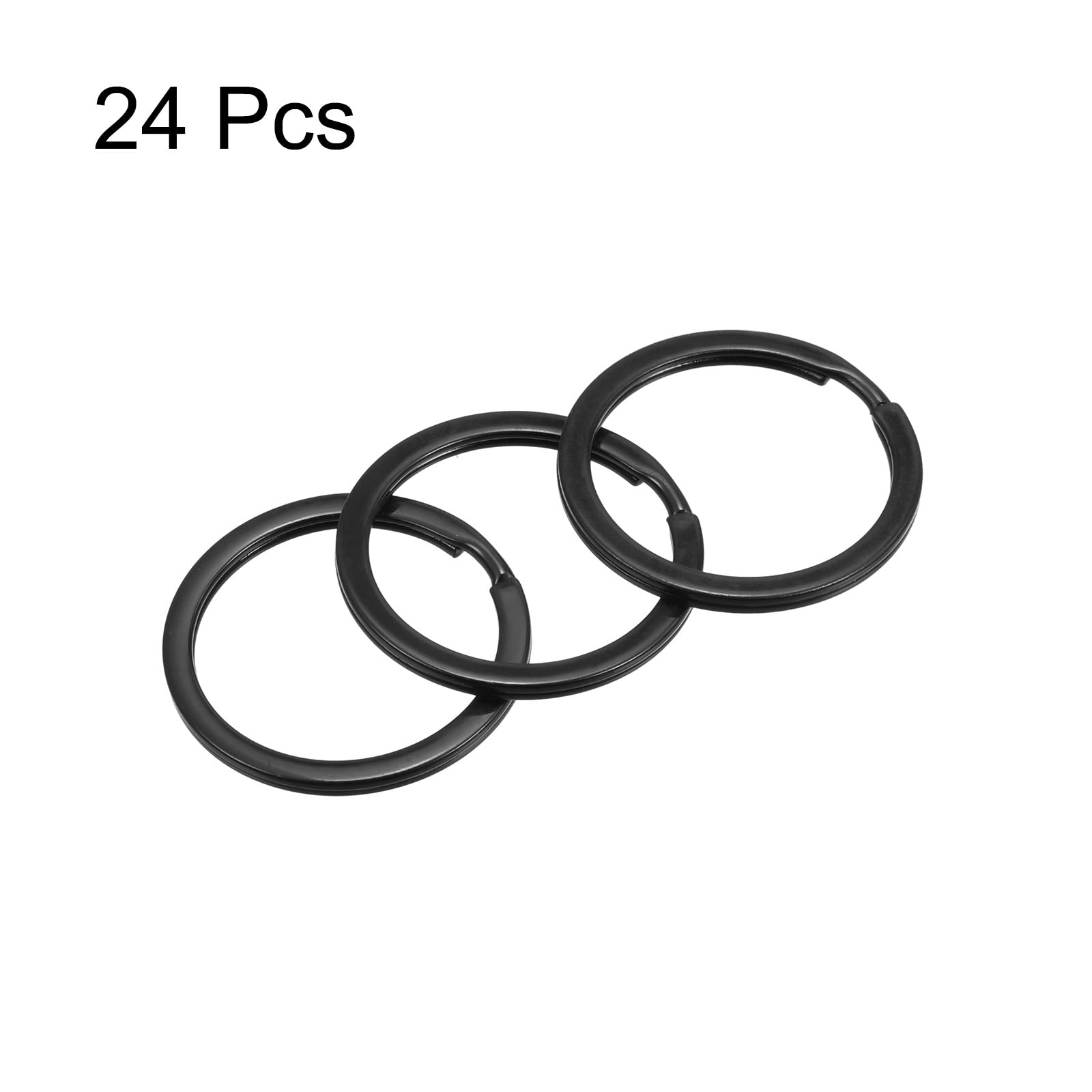 Amazon.com: uxcell Split Keychain Rings, 30mm/1.2inch Round Flat