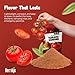 Berrilys Dried Tomato Powder with Salt, USDA Organic Certified, Dehydrated, Ground, Great for Pizza, Pasta, Baking, Seasoning, Soups, Sauces, Alternative Spice & Herbs, Versatile Kitchen Recipes, 10 Oz