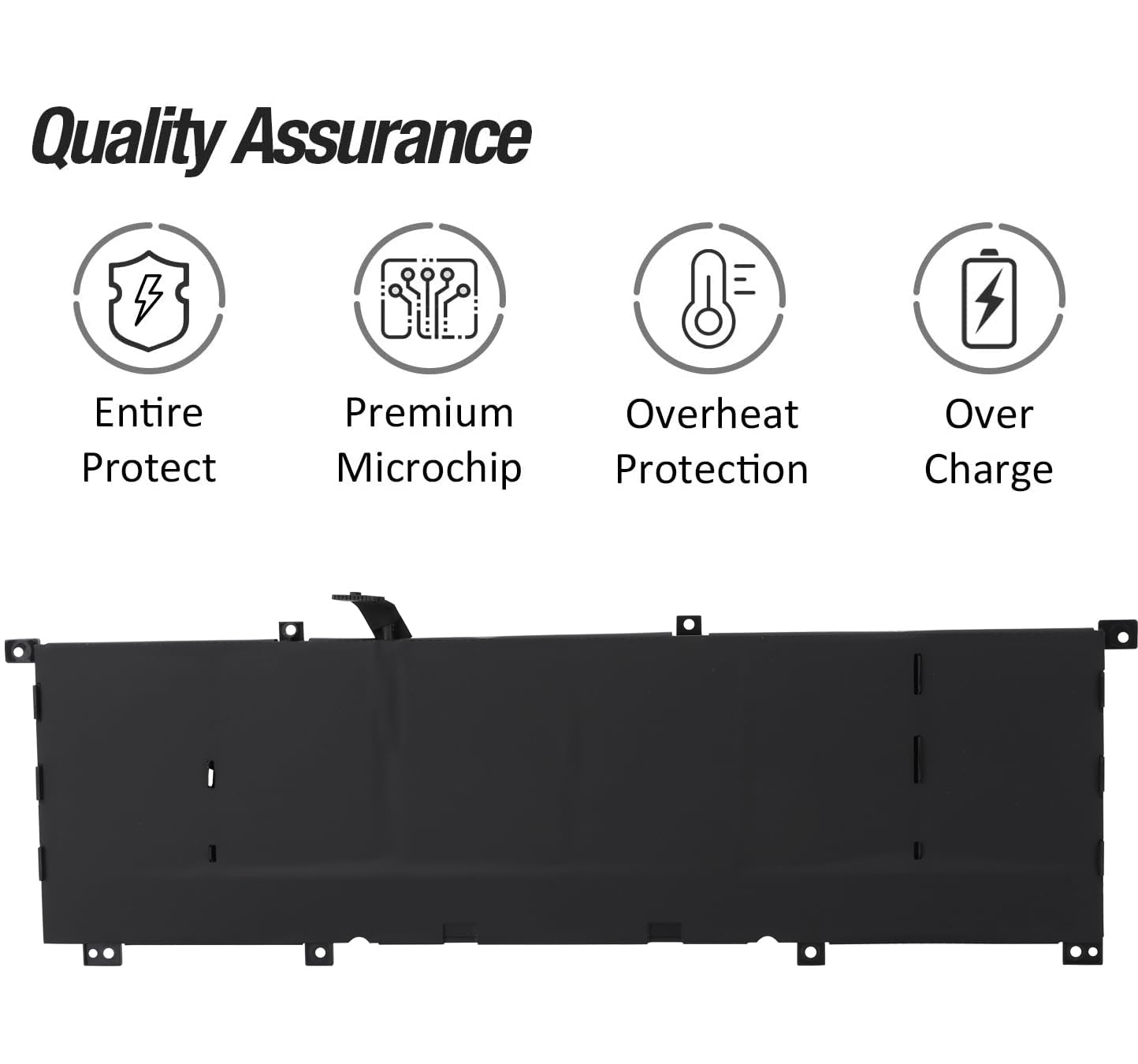 CRLYLC 8N0T7 Batteria per Portatile Dell XPS 15 9575 P73F001 15-9575-D1805TS D1805TS D2605TS D1605TS D1605TS D2801TS D2605TS i5-8305G i7-8705G 2-in-1 Precision 5530 2-in-1 0TMFYT 08N0T7 8NOT7Battery