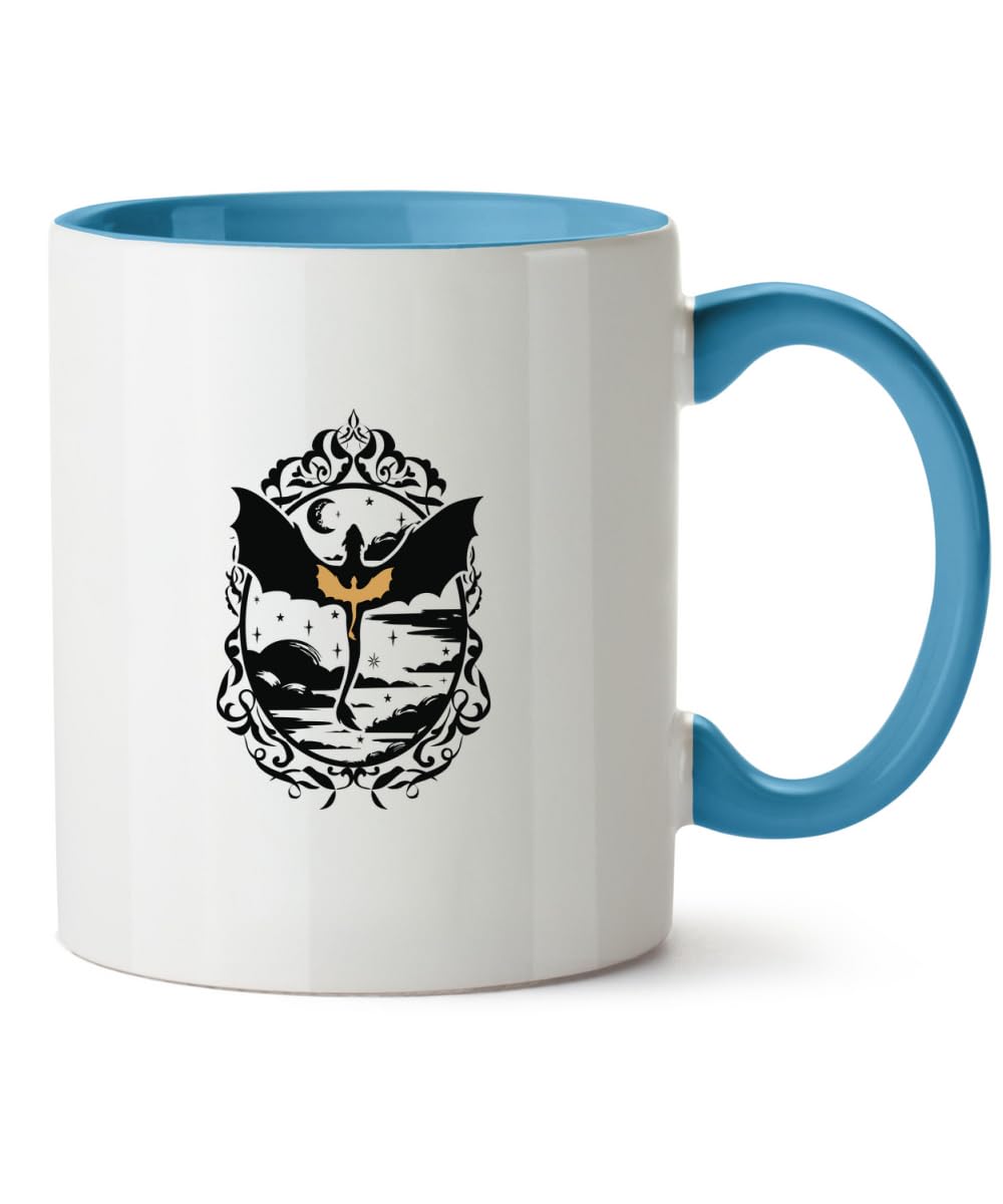 Hippowarehouse Violet's Dragons in The Sky Printed Mug Various Colour Options Ceramic Cup Kitchenware 11oz