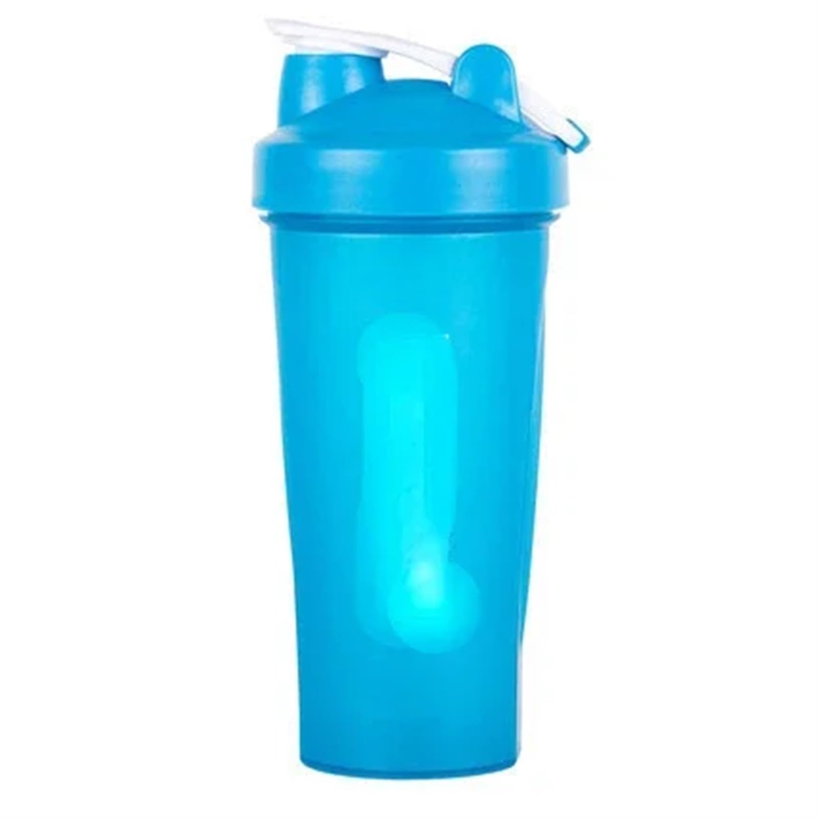 QuxetlRyz Sports Water Bottle Sport Shaker Bottle Portable Plastic Drink for Gym Outdoor(600ML-01)