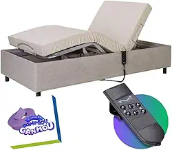 CAMA HOSPITALAR ELÉTRICA IDOSO ZEUS PILATI COM COLCHÃO HOSPITALAR E CAPA IMPERMEÁVEL ORIGINAL PILATI