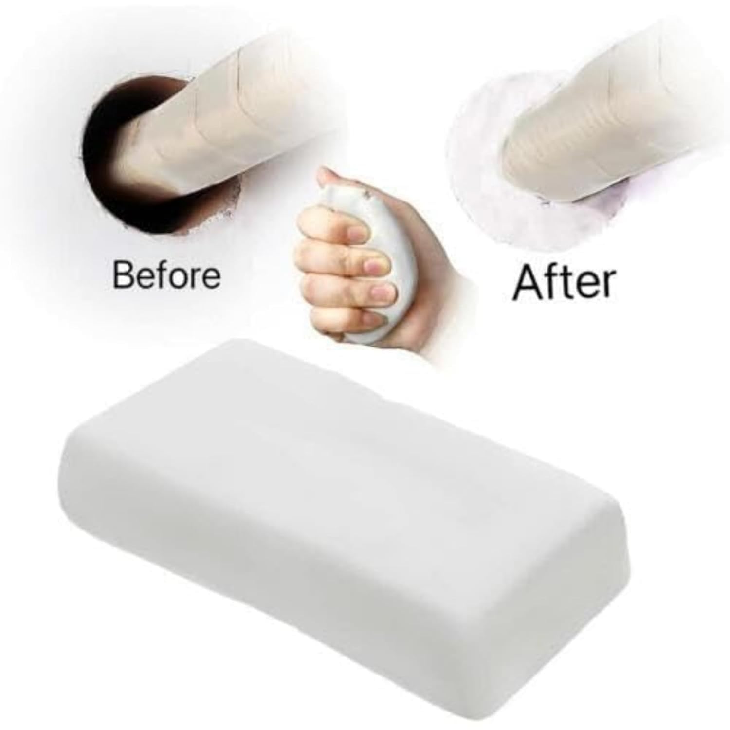 Mastic d'étanchéité imperméable multi-usages, mastic blanc à réparation rapide pour connexion de drainage, trou mural, trou de climatisation, mastic d'étanchéité pour trous de climatisation
