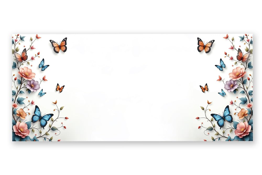 Mehta Envelope Mfg Co. Shagun Lifafa/Money Gift Envelope Digital Print in Pearl Finish 200 GSM Thick Paper Size : 18.41 x 8.25 cm (7.25 x 3.25 Inches) Pack of 10 SKU ME-01050