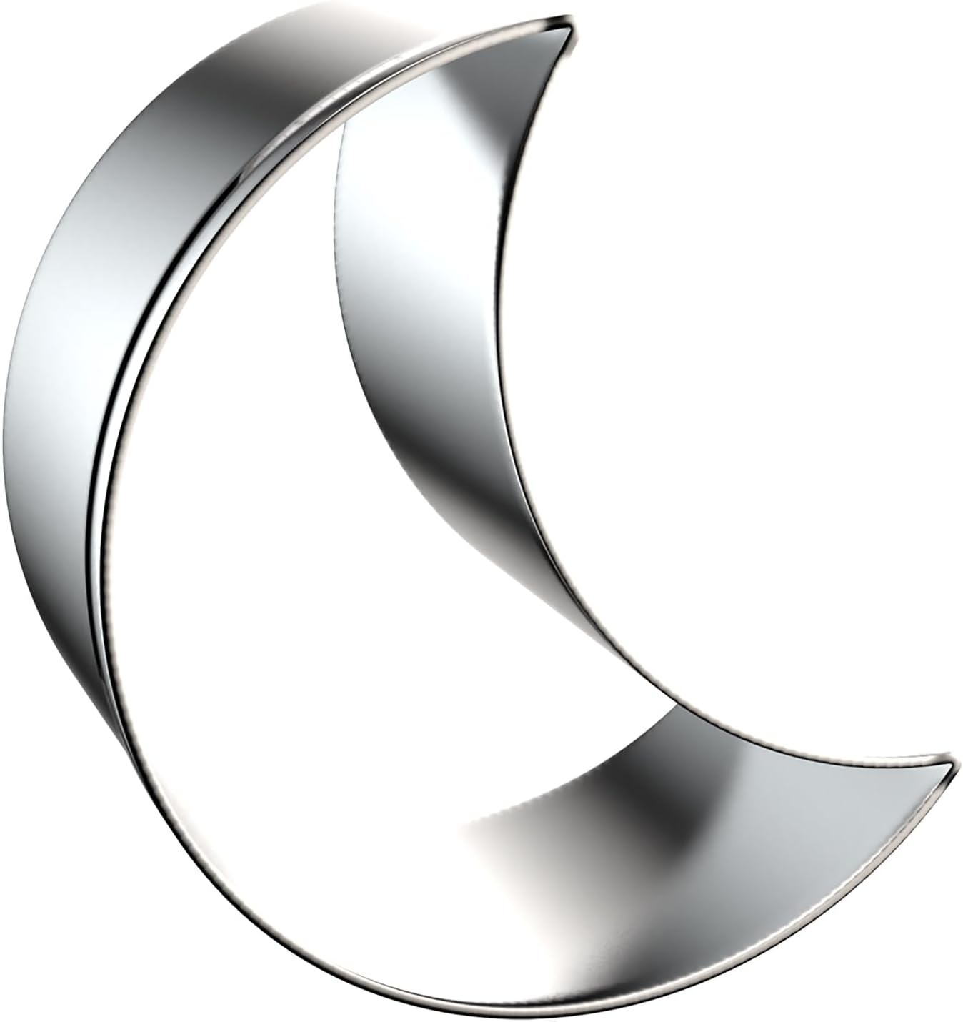 Crescent Moon Cookie Cutter Set - 5 inch, 4 inch, 3 inch, 2 inch - 4 Piece New Moon Cookie Cutters Shapes Molds - Stainless Steel image 4