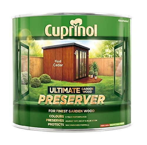 Cuprinol CUPGWPRERC4L 4L Ultimate Garden Wood Preserver - Red Cedar by Cuprinol