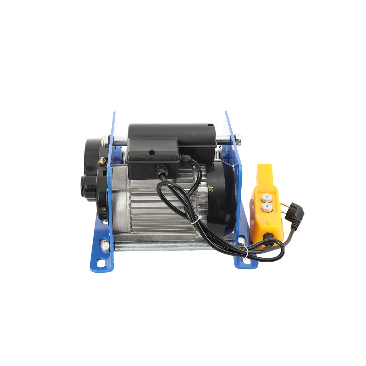 220V Elektrowinde Motorheber 200-400Kg Elektrischer Hebezug Hubwinde Aufzug Haushalt Gebäude, Kleiner Kran Mit Winde For Schwere Lasten Garage Fabrik Lager, Einseil- Doppelseil, Hubhöhe 30M