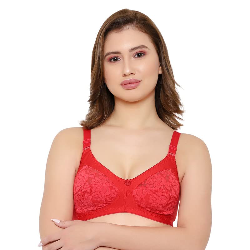 Image of Women Net Non-Padded Wire Free Regular Bra