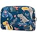 Neceser de Maquillaje Estuche Escolar para Cosméticos Bolsa de Aseo Grande Patineta Dinosaurio Azul