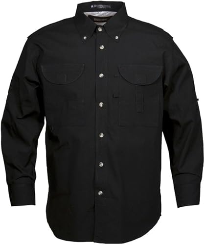 Camisa de manga larga con botones de pesca para hombre, transpirable, para exteriores, casual, ligera
