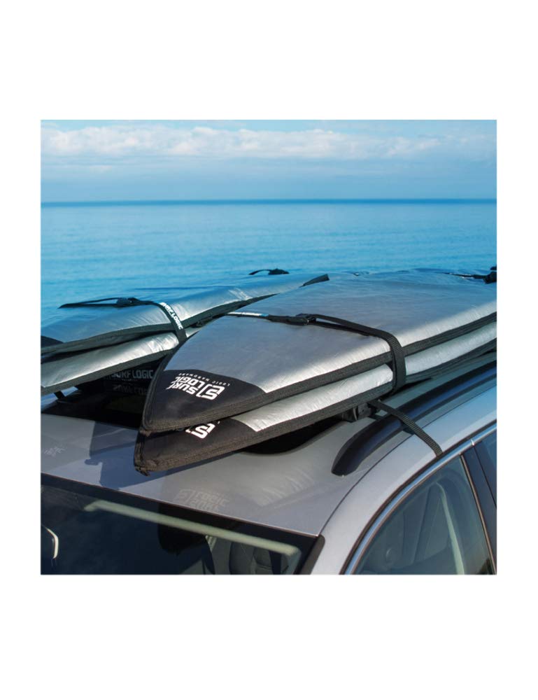 SurfLogic Porta Tavola Surf Doppio, Adulti Unisex, Nero, XL