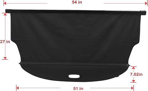 Miniatura 321 de SCITOO Cubierta de carga 2013 2014 2015 2016 2017 2018 compatible con Toyota RAV4 2.5L actualizado anti-mirón retráctil trasero maletero cubierta