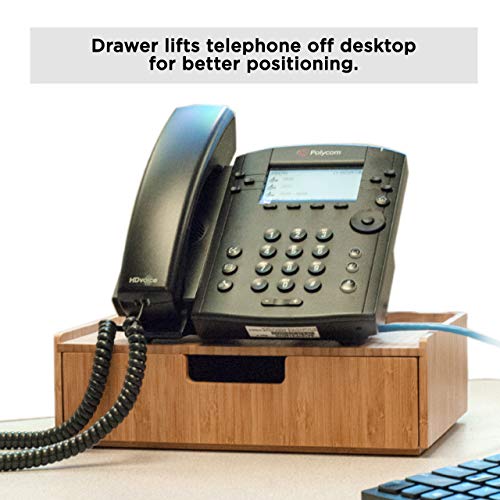 Bamboo Drawer, Stackable Storage Solution For Office Products Pens, Pencils, Scissors, Notepads, Business Cards And More #TOP5