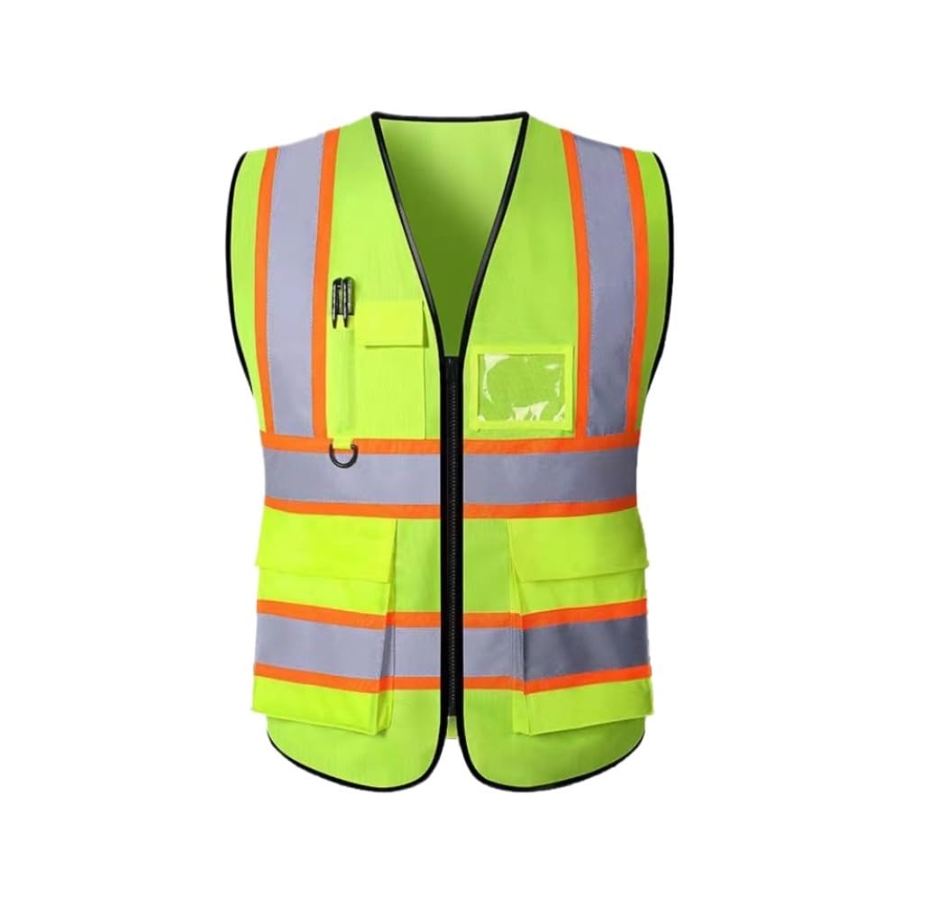 Kamizelka odblaskowa, Kamizelki odblaskowe, kamizelki Męskie i damskie Ruch drogowy Praca na świeżym powietrzu Wielokolorowy(Unique Colour)