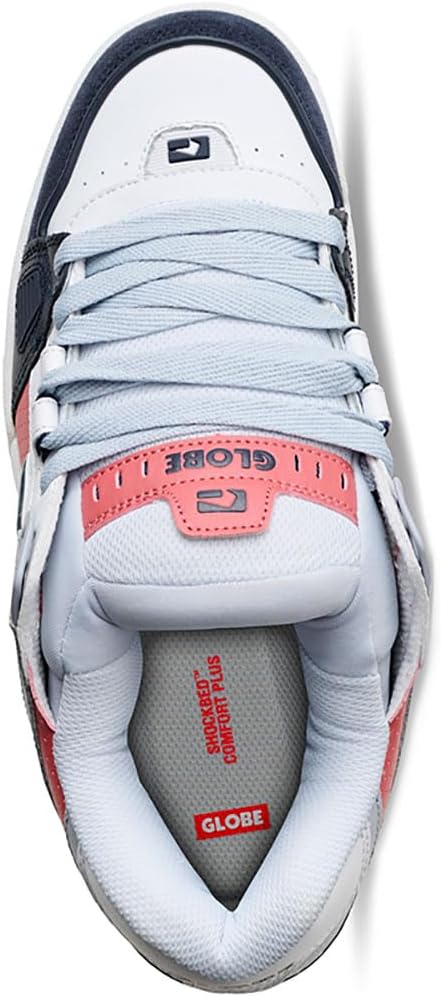 Globe Men's Sabre Skate Shoe, Navy/Red, 8