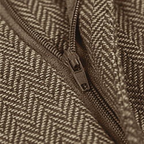 Boys Herringbone Tweed Dress Pants Vintage Flat Front Regular Fit Suit Trousers School Uniform Pant4