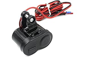 Eklipes Best Waterproof Durable Dual 5v USB / 12v Cigarette Lighter/Motorcycle Phone Charging System