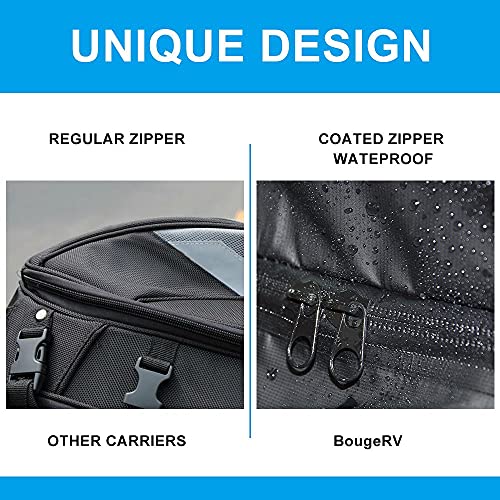 Bougerv Hitch Cargo Carrier Bag Waterproof/Rainproof Hitch Mount Cargo Bag For Car Truck Suv Vans Hitch Trays And Hitch Baskets (48'' L X 20'' W X 22'' H) #TOP4