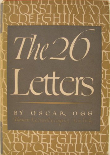 The 26 letters B0006EURCQ Book Cover