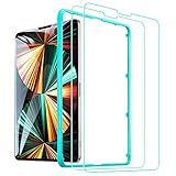 ESR (2-Pack) Glass Screen Protector for iPad Pro 12.9 [Face ID Compatible] [Free Installation Frame] 9H-Hard HD Clear Tempered-Glass Screen Protector for the iPad Pro 12.9-Inch 4th/5th Generation