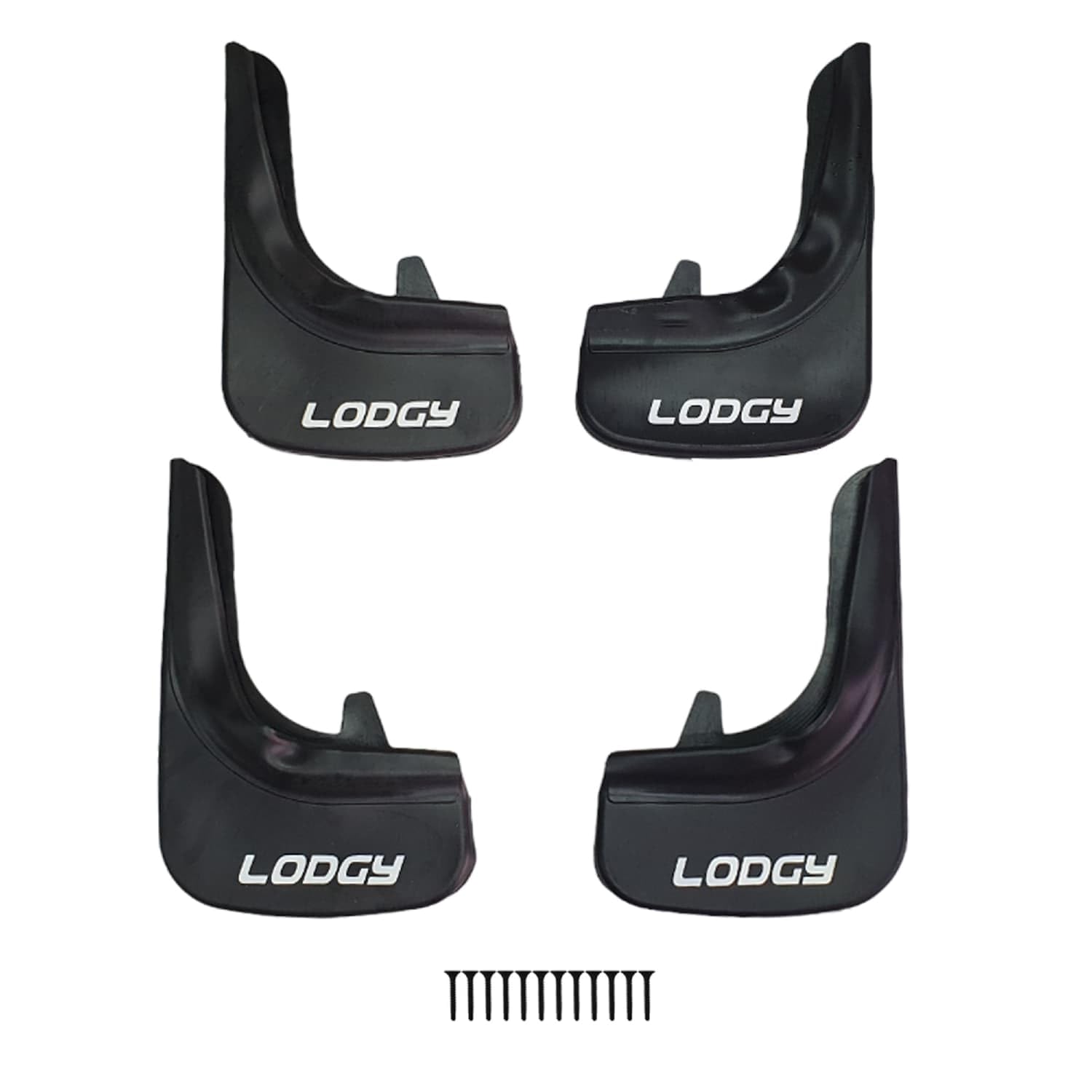 Compatibile con Dacia Lodgy 2012-2022 Parafanghi anteriore + posteriore 4 pezzi KIT