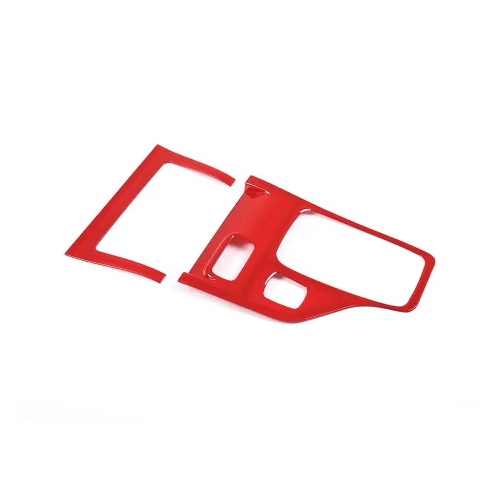 Interior Trim for for Ranger for Everest for Wildtrak for T7 for T8 2015-2022 ABS Car Center Control Gear Panel Frame Cover Trim Panel Frame Cover(Red)