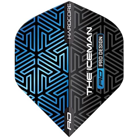 RED DRAGON Gerwyn Price Hardcore Premium Blau und Schwarz Dart-Flüge Cover
