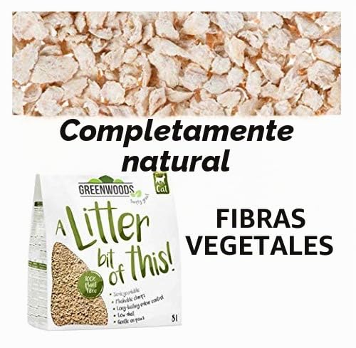 Greenwoods - Cama para gatos (3 x 8 L)