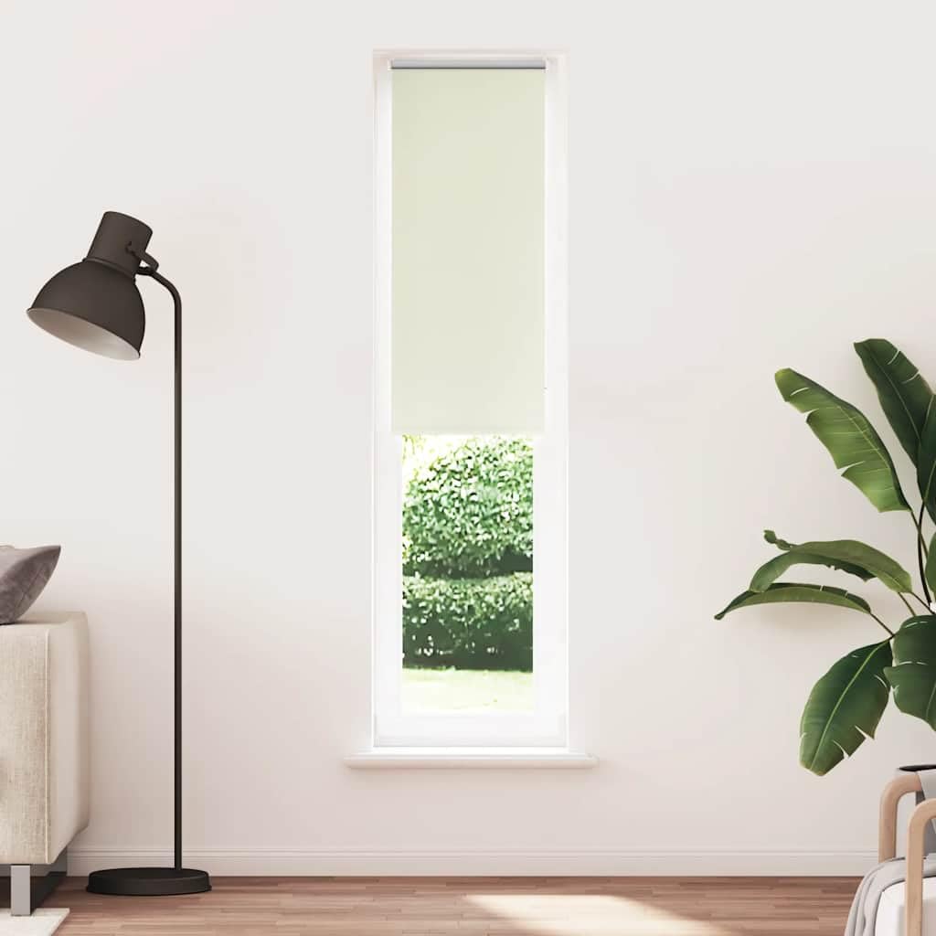 Tenda avvolgibile opaca, 40 x 230 cm, poliestere | bianco sporco, larghezza tessuto 35,7 cm, montaggio con viti o supporto, regolazione della catena