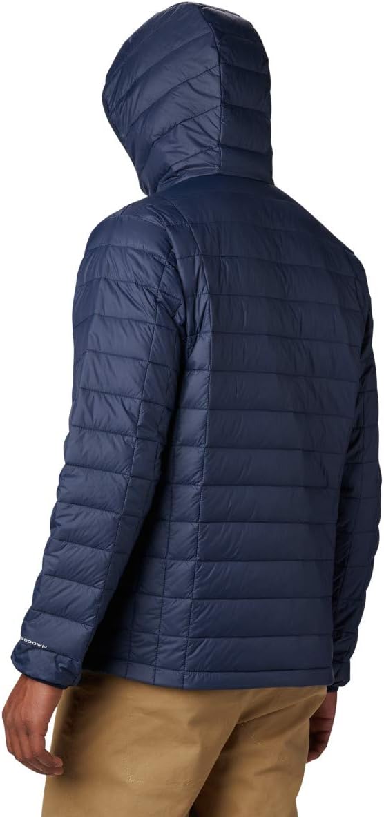 Columbia Men's Voodoo Falls 590 Turbodown Hooded Jacket Medium Collegiate Navy