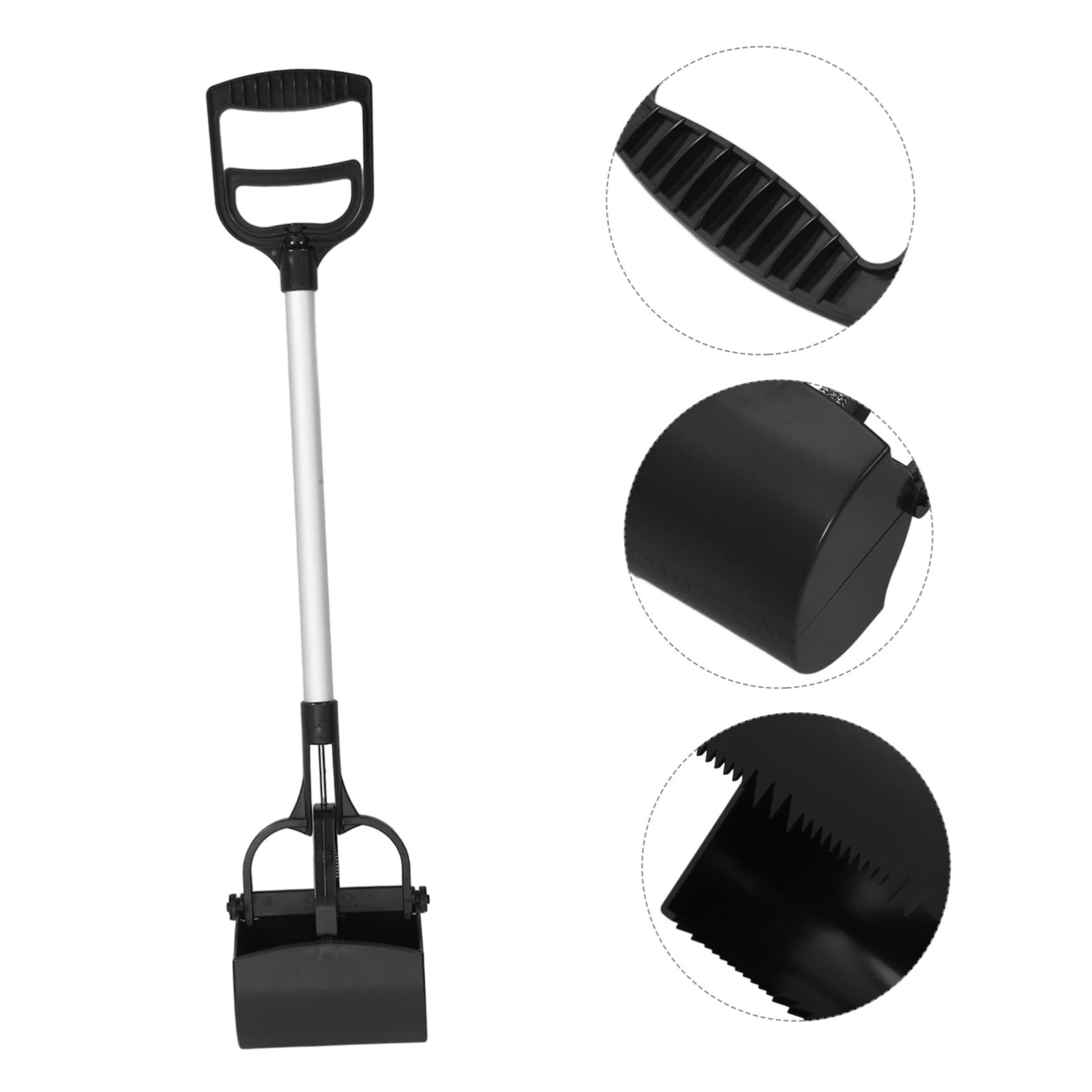 TOYANDONA Ramasse-crottes pour Animaux en Plastique Léger Grosse Ouverture, Pelle à Déjections Canines pour Collecte en Extérieur Couleur Aléatoire