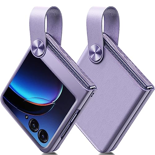 �y���X�g�o���h���X�^���h�@�\�zMiimall�Ή�Motorola Razr 40 Ultra �P�[�X Moto Razr 40 Ultra �J�o�[ ���X�g�o���h�^ �X�^���h�\ �h�Ռ� �C�菝�h�~ PC+PU�ގ� ������ �҂�����Ή� ���y�� �\�t�g Mo