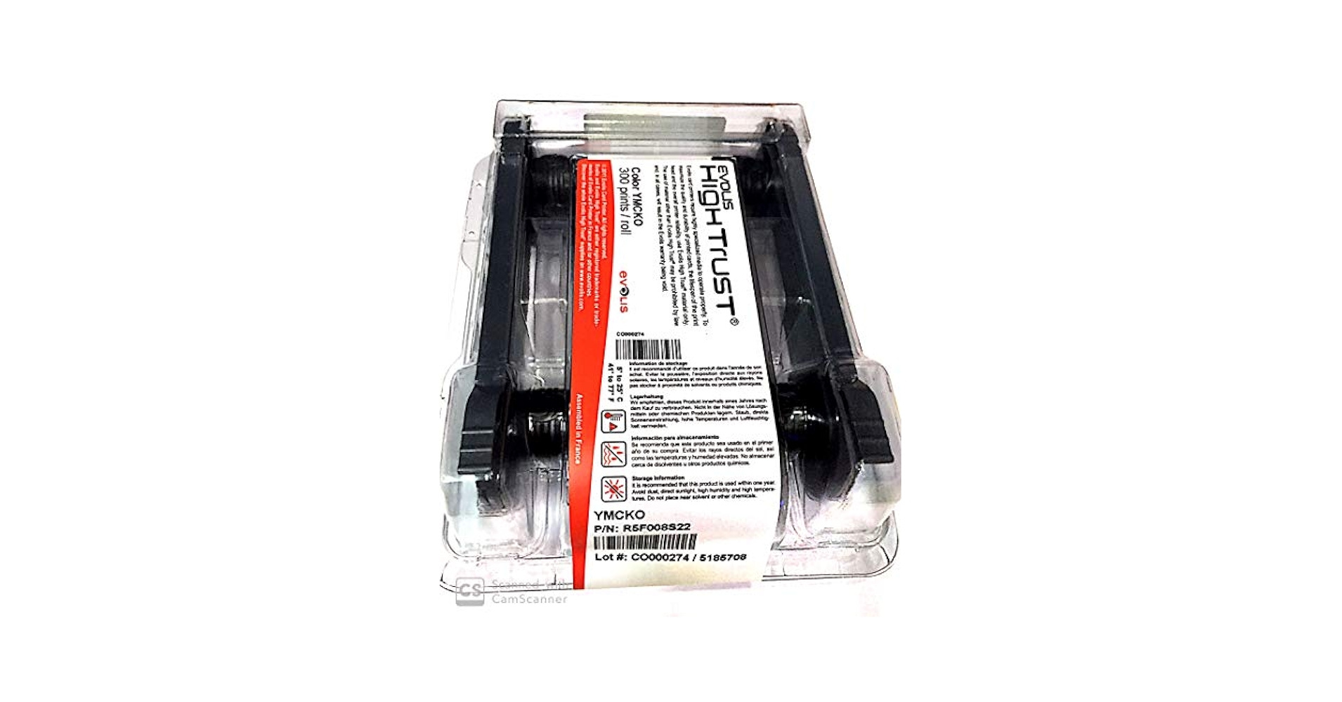 Amazon.com: Evolis R5F008AAA Consumables, YMCKO Color Ribbon