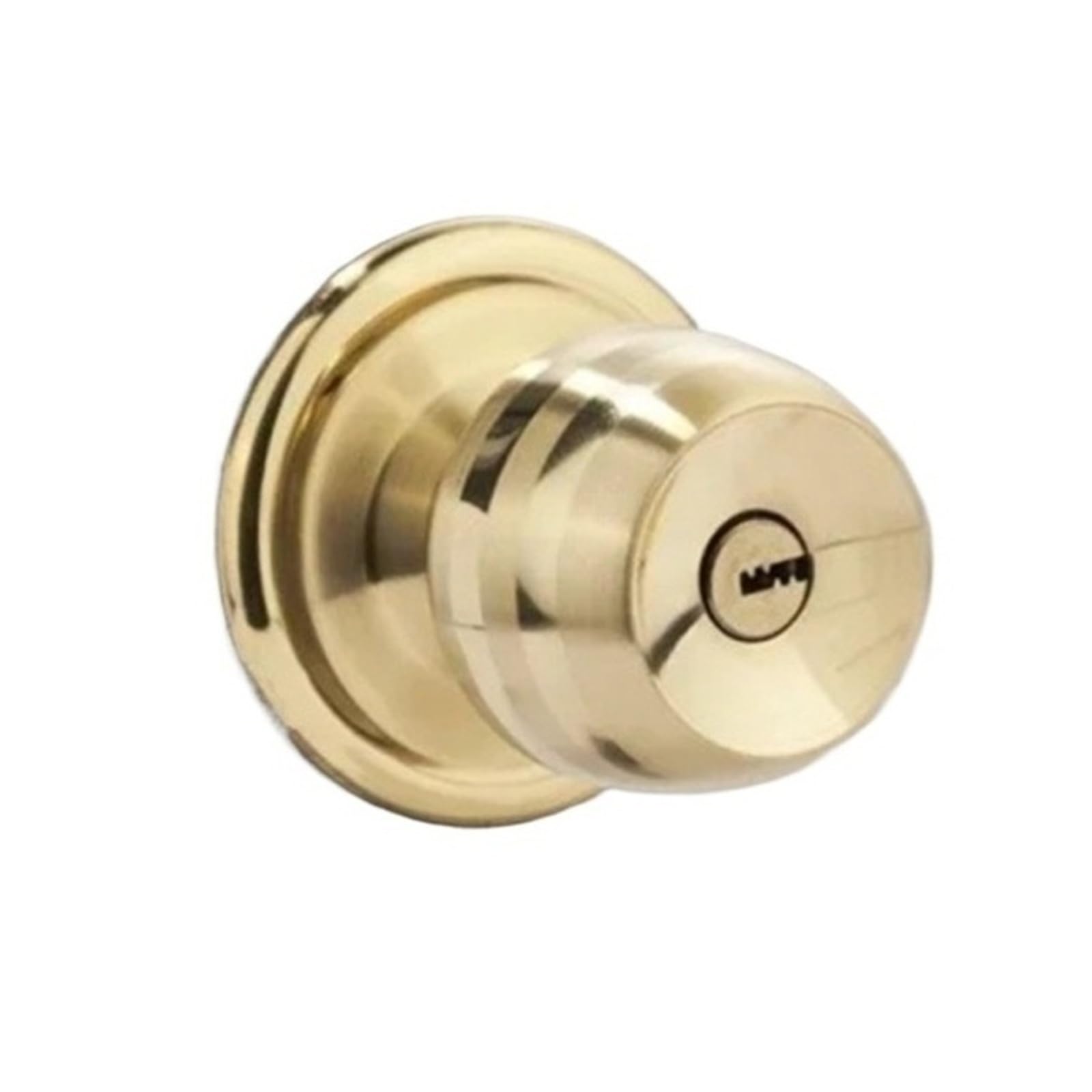 Poignée de porte ronde dorée idéale pour l'intimité de la salle de bain
