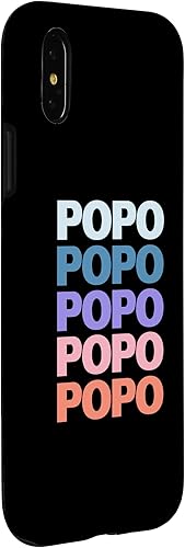 Miniatura 9 de iPhone 11 Pro Funny Modern Repeated Text Design Popo Grandpa Granddad Case