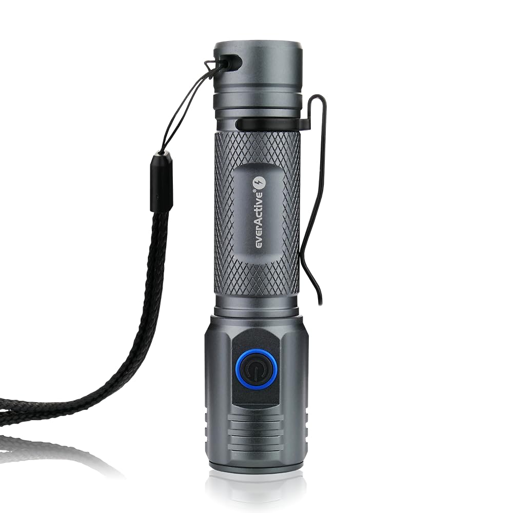 everActive Latarka LED, 5 trybów pracy, wydajna, 2000 lumenów, możliwość ponownego ładowania, model: FL-2000R Buddy