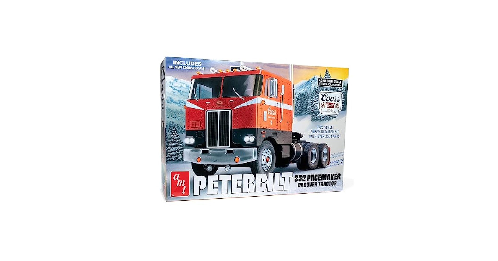 (未使用･未開封品)　AMT 1/25 コカ・コーラ ピータービルト352 ペースメーカー・キャブオーバー プラスチックモデルキット AMT1090 6k88evb Amazon.com: AMT Peterbuilt 352 Pacemaker Cabover (Coca Cola