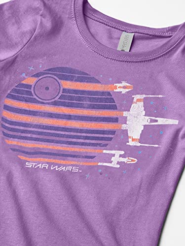 Image of STAR WARS Rebel Flyby Girl's Heather Crew Tee