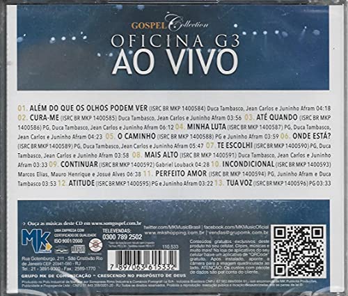 Oficina G3 - Cd Ao Vivo - Gospel Collection