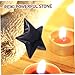 SOESFOUFU Hand-Carved Polished Star Shaped Stone Natural Decorative Stone for DIY Crafts Home Decorations and Scene Layout for Desktop Star Decor